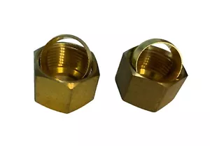 2PK 3/4 Compression Tube Size Nut Ferrule Sleeve Combo For Pneumatic Water Pipe - Picture 1 of 5