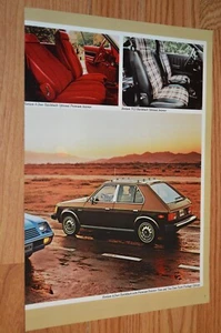 1979 CHRYSLER HORIZON ORIGINAL DEALER ADVERTISEMENT PRINT AD 79 - Picture 1 of 1