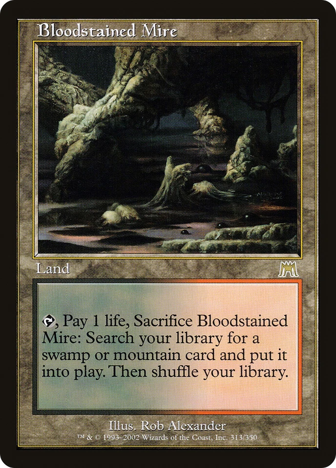Bloodstained Mire X (1) - EX/NM - Onslaught - MTG - 4RCards - Image 1 of 1