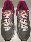 Saucony Cohesion 6 Women's Size 6.5 Running Shoes Gray Pink Silver 15156-3  