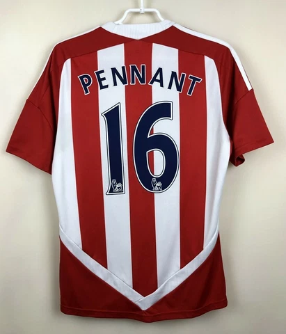 FC STOKE CITY 2011 2012 HOME FOOTBALL JERSEY SOCCER SHIRT #16 PENNANT Cover