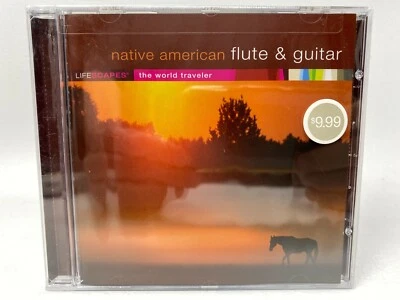 Native American Flute & Guitar (CD) Lifescapes, The World Traveler New Rare  - Image 1 of 3