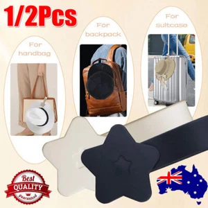 1/2x Silicone Magnetic Hat Clips Holder for Traveling Bags Backpacks TK - Picture 1 of 18