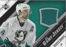 2005-06 Upper Deck Jerseys #JRN Rob Niedermayer Jersey (teal) - NM-MT