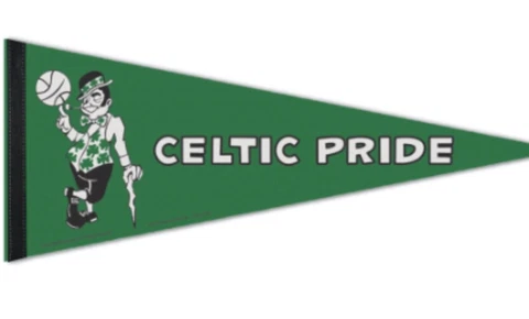 BOSTON CELTICS LIMITED EDITION PREMIUM QUALITY PENNANT 12"X30" BANNER NBA Cover