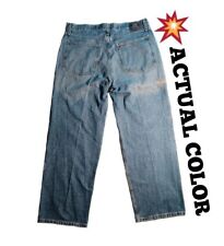 Mens 36x30 SILVERTAB Low Loose Baggy LEVIS Distressed Wide Leg Jeans Grunge Pant