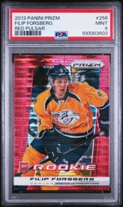 2013 Panini Prizm Filip Forsberg Red Pulsar RC #256 PSA 9 Mint Pop 2 Predators - Picture 1 of 4