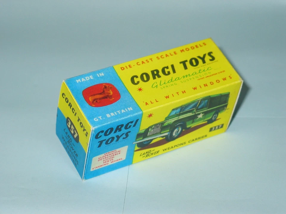 CORGI TOYS 357 BOITE COPIE VIDE LAND ROVER WEAPONS CARRIER - Photo 1/1