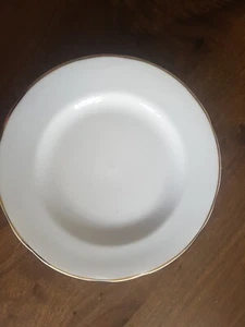 Newcastle Upon Tyne China side Plates x 26 qty white gold trim 6. 1/2" - Picture 1 of 5