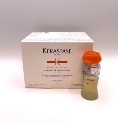 KERASTASE FUSIO- DOSE Oleo Fusion Concentree 12ml x 10 pcs F/S New From JAPAN - Image 1 of 4