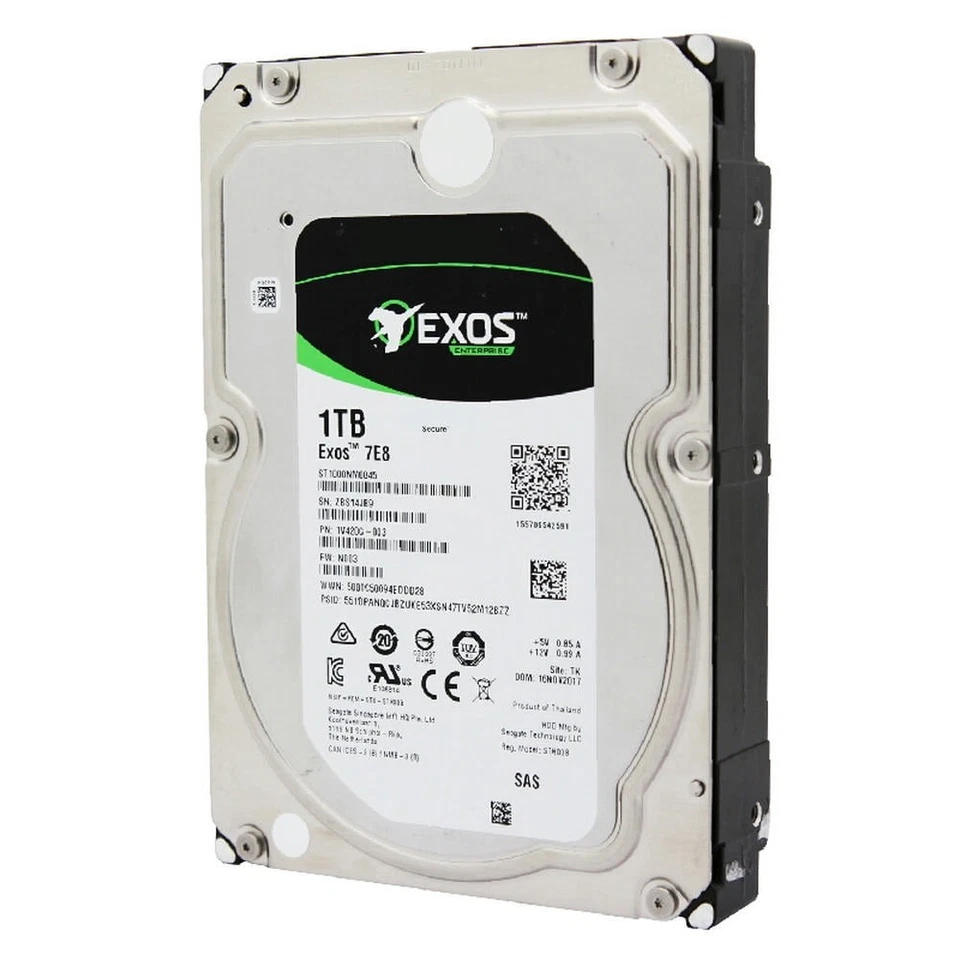 Seagate ST1000NM0045 1TB 7.2K 3.5" SAS HDD – Enterprise-Class Server Drive - Image 1 of 1