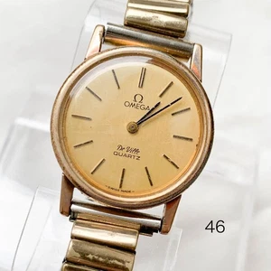 OMEGA De Ville Cal.1353 Quartz Women's Watch JAPAN - Picture 1 of 8