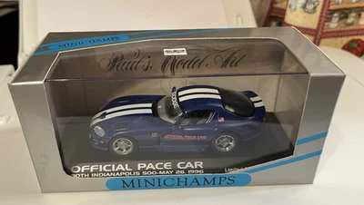 1/43 Minichamps Dodge Viper Indy Pace Car 1996 Blue  430 144023 - Image 1 of 4