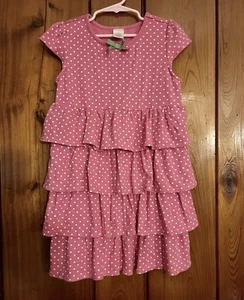 Vestido Gymboree Tulipán Rosa Lunares Talla 7 Niñas - Imagen 1 de 2