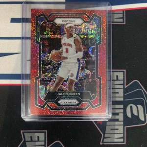 2023-24 NBA Prizm #210 Jalen Duren Red Sparkle SP - Picture 1 of 2