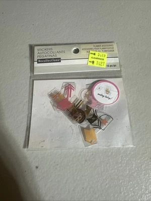 Planificador de recuerdos accesorios etiquetas de palabras recordar importante reunión pegatina Foto 1 de 2