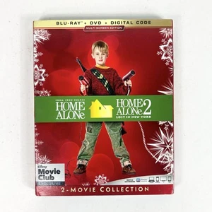 Home Alone & Home Alone 2 -Blu Ray/Dvd/Digital Disney Movie Club Exclusive - NEW - Picture 1 of 4