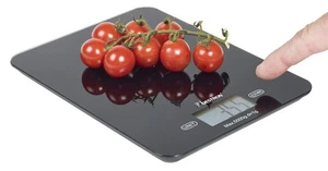 AKS710Z Bilancia Elettronica da Cucina Metallo Argentato Vetro plastica Nero - Foto 1 di 24