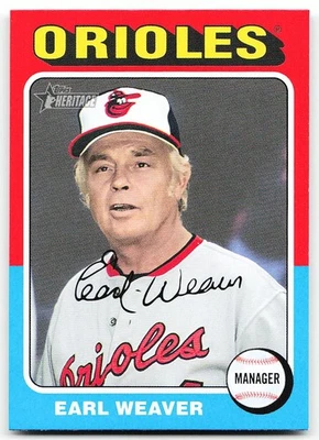 🔥 2024 Topps Heritage #153 Earl Weaver - Image 1 of 2