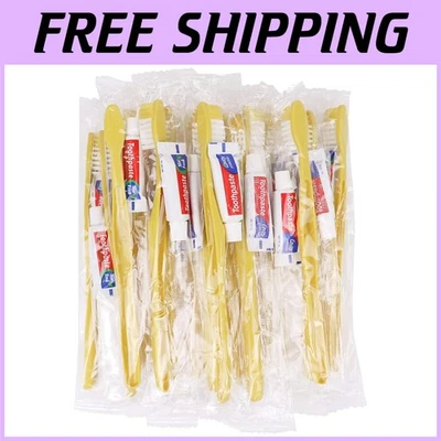 Disposable Toothbrushes, Yellow, 300 Pack - Image 1 of 4