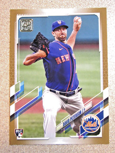 2021 TOPPS SERIES 1 78 DAVID PETERSON GOLD BORDER PARALLEL METS ROOKIE 1406/2021