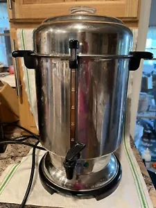 Delonghi Coffee Urn 80 Cup Commercial Stainless Steel Maker DCU62 Percolator - Picture 1 of 4