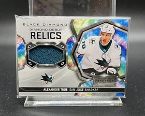2020 ALEXANDER TRUE BLACK DIAMOND DEBUT Game Used JERSEY #/399 San Jose Sharks - Picture 1 of 2