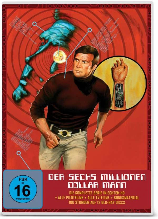 DER 6 SECHS MILLIONEN DOLLAR MANN komplette Serie 12 BLU-RAY BOX Lee Majors NEU - Bild 1 von 1
