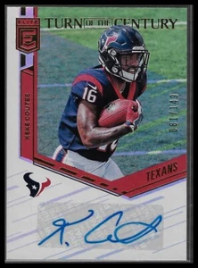 2018 Donruss Elite #TC-KC Keke Coutee Turn of the Century Autographs #/149 - Picture 1 of 2