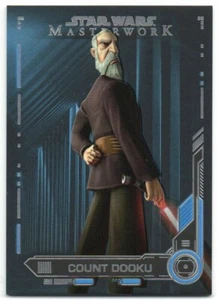 2019 Star Wars Masterwork Blue 73 Count Dooku - Picture 1 of 1