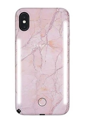 ⚡️LuMee Duo Metallic - Lighted Case (iPhone 6/7/8 Plus - Pink Marble 🆕👌 - Image 1 of 3