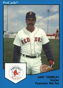 1989 Pawtucket Red Sox ProCards Gary Tremblay Rensselaer New York NY Card