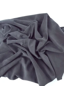 Smoked Pearl Arenal Soft Vitello Suede Leather - Picture 1 of 3