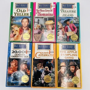 Walt Disney Studio Film Collection VHS Sealed: Yeller Leagues Treasure Castaways - Picture 1 of 7