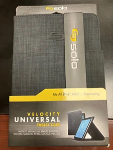 SOLO Velocity Universal Tablet Case - Fits All iPad Mini/Samsung 5.5" up to 8.5" - Picture 1 of 2