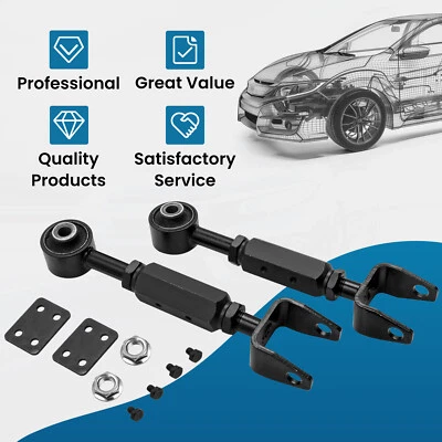 2x Conjunto de brazos de control superiores traseros ajustables para Honda Element 2003-2011 Foto 1 de 4