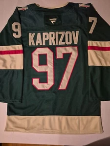 NWOT adult customized jersey wild @97 kirill kaprizov 46-60 regular fit - Picture 1 of 2