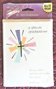 8pk A Special Celebration Invitation Cards Christian Faith American Greetings - Picture 1 of 1