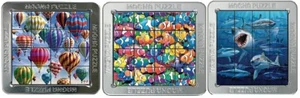 3D Magna Puzzle Game 16 Magnetic Tiles Brain Teaser Kids Gift Toy - Picture 1 of 4