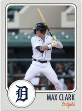 Max Clark Custom Baseball Card. Detroit Tigers. 1st Round Pick!