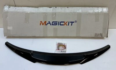 M4 Style Rear Spoiler Lip For BMW E82 125i 128i 135i Coupe 2007-2013 Gloss Black - Image 1 of 4