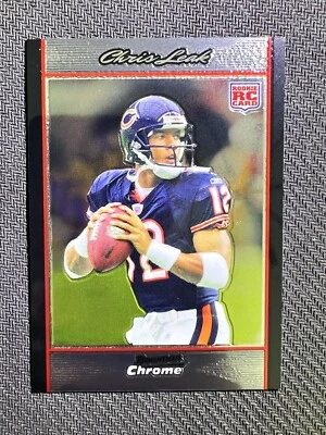2007 Bowman Chrome Football Card #BC64 Chris Leak Rookie RC Chicago Bears - Image 1 of 2