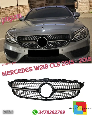 ⭐DIAMANTGRILL, GEEIGNET FÜR MERCEDES C-Klasse W205 Facelift 2018⭐ - Bild 1 von 4