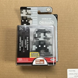 World of Nintendo Super Mario Bros 8 bit Mario 2,5" figura Jakks Pacific rara - Foto 1 di 5