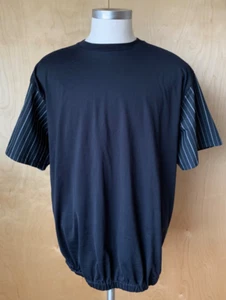 Neil Barrett black striped sleeve tee shirt size XL EUC! - Picture 1 of 8