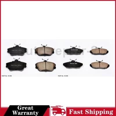 For 1996~1997 Ford Thunderbird Power Stop Front Rear Disc Brake Pad Set - Image 1 of 3