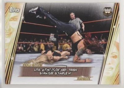 Topps WWE 2019 Women's Division Team Bestie Tribute Lita Trish Stratus #TB-12 Foto 1 de 2