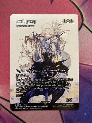 Cecil Harvey Tymna the Weaver Showcase Final Fantasy Through the Ages MTG FCA NM - Image 1 of 2