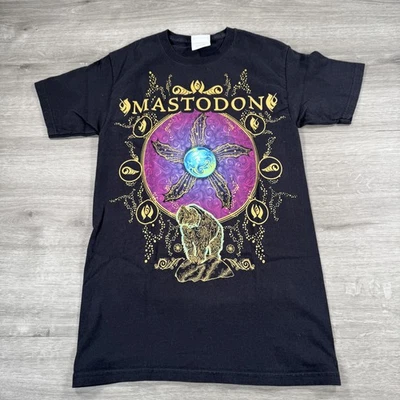Mastodon Shirt Mens Small Black Psychedelic Bear Band Metal Concert Tour Tee - Image 1 of 4