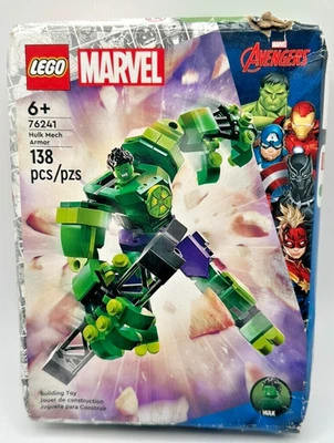 LEGO 76241 Marvel Hulk Mech Armor Avengers Retired DAMAGED BOX - Image 1 of 4